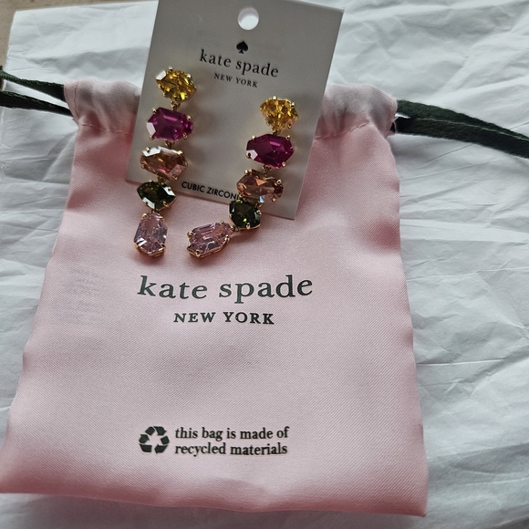 kate spade Jewelry - Kate Spade Pink and Yellow Earrings